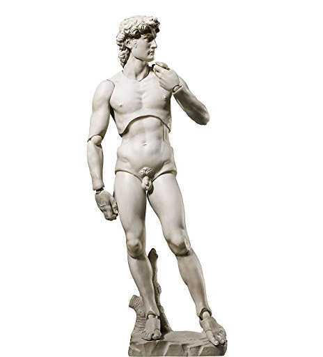 figma桌上美术馆系列大卫像可动人型