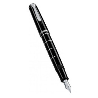 Pelikan 百利金 Classic M215 钢笔 F尖 黑色/银色