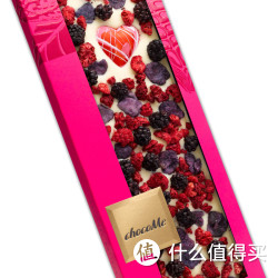 chocoMe 巧可美 爱心紫罗兰白巧克力 100g
