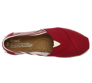 TOMS Classic Rope Slip-On 女款帆布鞋