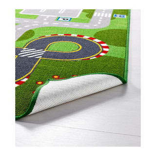 IKEA 宜家 利乐宝 短绒地毯 绿色