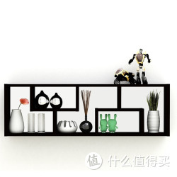 双箭 瑞斯得五格置物架 黑胡桃色*3+凑单品
