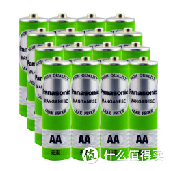 Panasonic 松下 AA碳性干电池 5号18节量贩装 