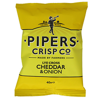 Pipers Crisps 薯片 芝士洋葱口味 40g*24包