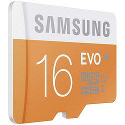 SAMSUNG 三星 Micro SD（TF）存储卡/内存卡 16G(CLASS10 48MB/s) EVO升级版