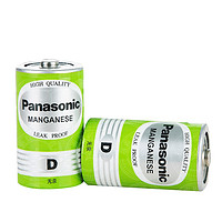 Panasonic 松下 绿色碳性1号电池 4节装