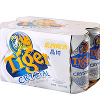 Tiger 虎牌啤酒 晶纯 330ml*六罐