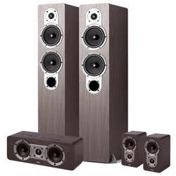 丹麦尊宝（Jamo）S426 HCS3 5.0声道木质无源 家庭影院套装 音箱/音响 (深棕色）