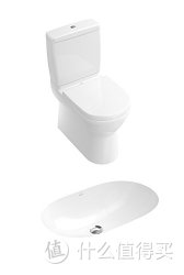 Villeroy﹠Boch 德国唯宝 56481001+41625001 座厕加台下盆套餐 