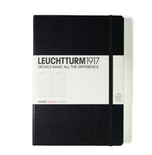 LEUCHTTURM1917 硬封面 笔记本 中开型 黑色