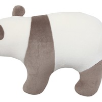 MUJI 无印良品 A3A5121 保暖纤维动物靠垫 象牙白色-熊猫