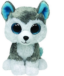 TY Beanie Boos 大眼睛哈士奇 毛绒公仔