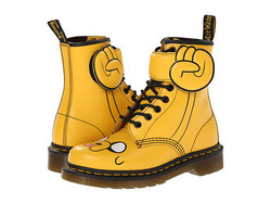 Dr. Martens x Adventure Time Finn 联名款 Jake 中性马丁靴