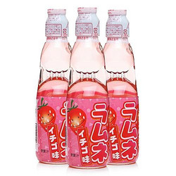  Hata 哈达 波子汽水饮料 200ml草莓味*3瓶