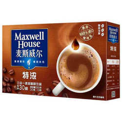 Maxwell House 麦斯威尔 特浓速溶咖啡 13g*30条*10盒