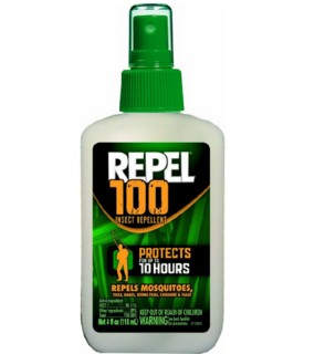 Repel 100 Insect Repellent 美国军用防蚊剂 4盎司