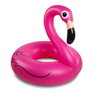 BigMouth 粉色火烈鸟形状的游泳圈 *2