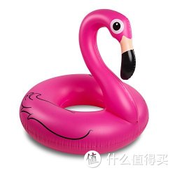 BigMouth 粉色火烈鸟形状的游泳圈 *2