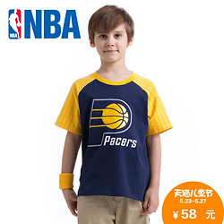 NBA 球队LOGO 大童短袖t恤