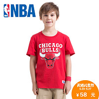 NBA 球队LOGO 大童短袖t恤