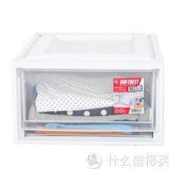 IRIS 爱丽思 BC500 可叠加环保塑料组合收纳柜 透明/白*4件+凑单品