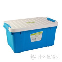 EKOA 亿高 塑料整理箱 蓝白50升