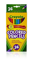 Crayola 绘儿乐 68-4024 24色彩色铅笔（长款）*2件