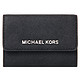 限地区：MICHAEL KORS  迈克·科尔斯 MK 女士黑色钥匙包零钱包