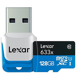 Lexar 雷克沙 633x 128GB UHS-I U1 TF存储卡