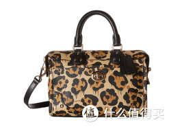 COACH 蔻驰 Leopard Ocelot Print Rhyder 24 女士手提斜挎包