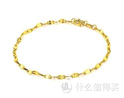 六福 珠宝  B01TBGB0006 约1.83g 足金 黄金手链