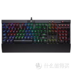 CORSAIR 美商海盗船 Gaming系列  K70 RGB Rapidfire 幻彩背光机械游戏键盘 银轴
