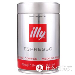 illy 意利 中度烘焙 浓缩咖啡粉 250g