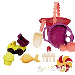 B.Toys 中桶沙滩玩具套装-木瓜红 18个月-8岁