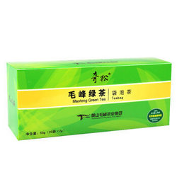 奇松牌 毛峰绿茶袋泡茶 50g（25袋*2g）