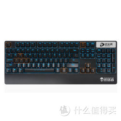 REACHACE 达尔优 终结者 104键背光机械游戏键盘 黑轴
