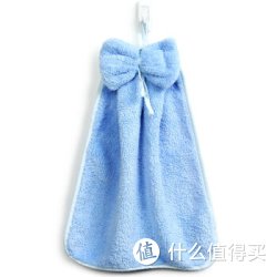 SANLI 三利 珊瑚绒蝴蝶结挂式擦手巾