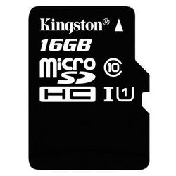 Kingston 金士顿 16GB TF(Micro SD)Class10 UHS-I 高速存储卡  80MB/s