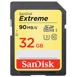 SanDisk 闪迪 至尊极速 SDHC UHS-I存储卡 32GB Class10 读速90Mb/s