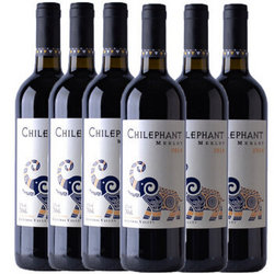 智利进口红酒 智象美露干红葡萄酒 750ml*6瓶