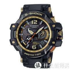 CASIO 卡西欧 G-SHOCK系列 GPW-1000GB-1A 黑金时尚太阳能电波男表