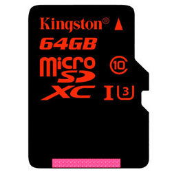 Kingston 金士顿 64GB Class10 UHS-I高速存储卡 中国红