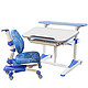 Z秒杀：心家宜 人体工学健康成长桌椅组合套装（M-105L/R + M-200L/R）王子蓝/公主粉