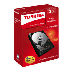  TOSHIBA 东芝 P300 3TB SATA3 台式机硬盘