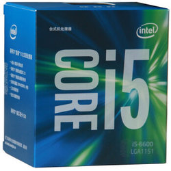 intel 英特尔 酷睿四核 i5-6600 1151接口 盒装CPU处理器