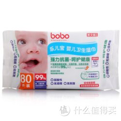 bobo 乐儿宝 婴儿 湿巾 80片4连包*7
