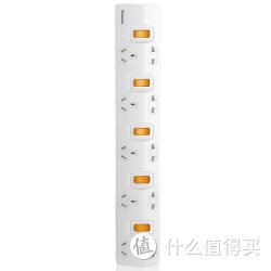 Panasonic 松下 WHC20204W 插排拖线板 1.8米白色