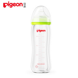 pigeon 贝亲 AA91 自然实感宽口径玻璃奶瓶 240ml