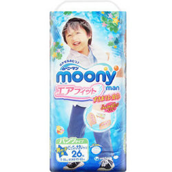 moony 尤妮佳 婴儿纸尿裤（尿不湿） 拉拉裤 男 XXL26片