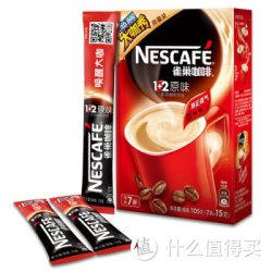 Nestlé 雀巢 咖啡1+2原味 15g*7条*19件